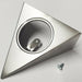 3x 2.6W Kitchen Pyramid Triangle Spot Light & Driver Stainless Steel Warm White Loops