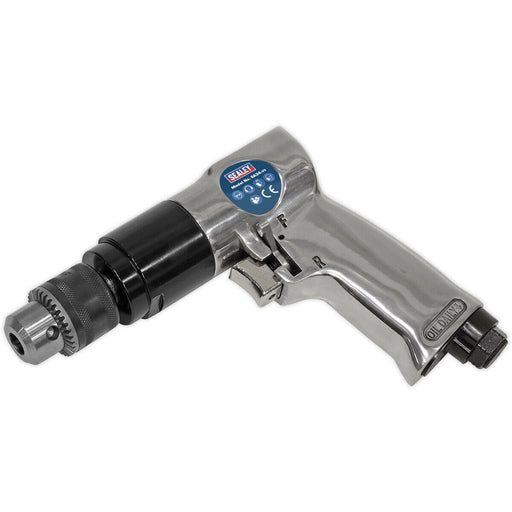Reversible Air Drill - 10mm Chuck - 1/4" BSP Inlet - 1800 RPM - Reverse Action Loops