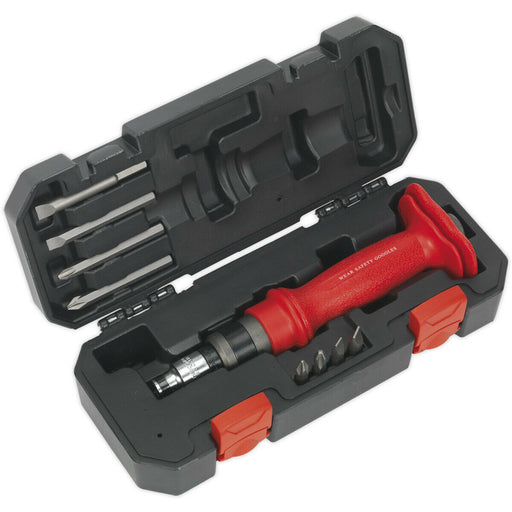 10 PACK Heavy Duty Impact Driver Set - Manual Tight Screw Remover Hammer Strike Loops