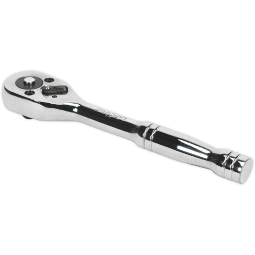 45-Tooth Flip Reverse Ratchet Wrench - 1/4 Inch Sq Drive - Pear Head Design Loops