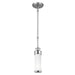 IP44 Ceiling Light Mini Pendant Opaque Glass Tube Polished Chrome LED G9 3.5W Loops