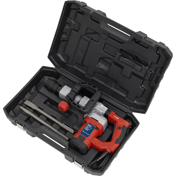 1300W SDS Max Demolition Breaker Hammer - Shock Absorbers - Variable Speed Loops