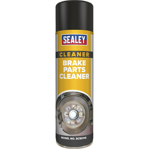 6 PACK 500ml Brake Parts Cleaner Aerosol - Removes Grease Brake Fluid Oils Dust Loops