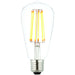 E27 Edison Dimmable LED Light Bulb 6W Warm White 1800K Glass Pear Filament Lamp Loops