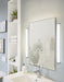 Wall/Mirror Light IP44 Bathroom Colour Chrome Shade White Plastic Bulb LED 24.3W Loops
