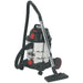 1400W Industrial Wet & Dry Vacuum Cleaner - 20L Steel Drum - Auto Start Feature Loops