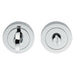 Thumbturn Lock And Release Handle Concealed Fix 67mm Spindle Polished Chrome Loops