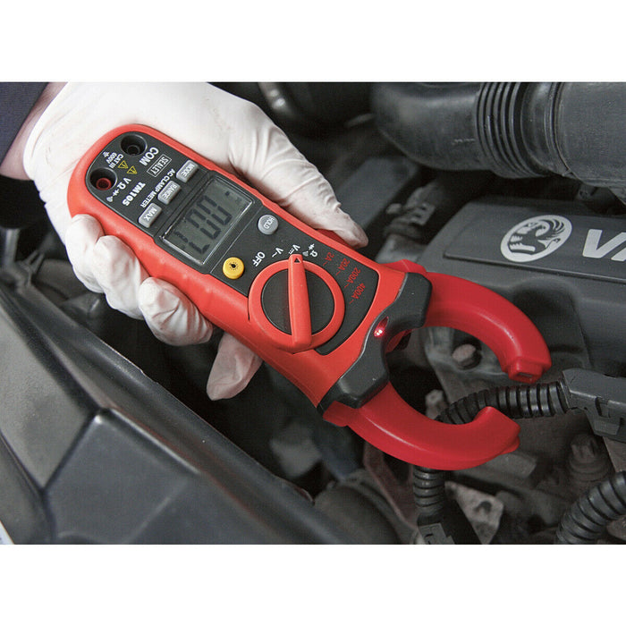 32mm 6 Function Auto-Ranging Digital Clamp Meter - Non-Contact Voltage Detection Loops