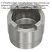 37mm Motorcycle Swingarm Locknut Castellated Bit - 4 Pin / Tooth - 1/2" Drive Loops