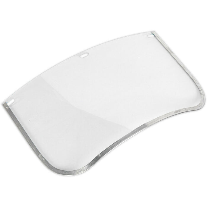 Replacement Visor for ys09596 Brow Guard with Full Face Shield - Impact Grade F Loops