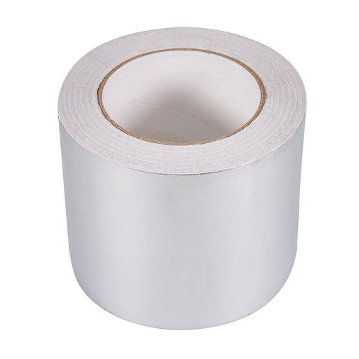 100mm x 50m Aluminium Foil Tape Adhesive Insulation / Underlay Jointing Tape Loops