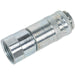 1/2 Inch BSPT Coupling Body Adaptor - Female Thread - 100 psi Free Airflow Rate Loops