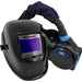 Auto Darkening Welding Helmet - Powered Air Purifying Respirator - 5 to 13 Shade Loops