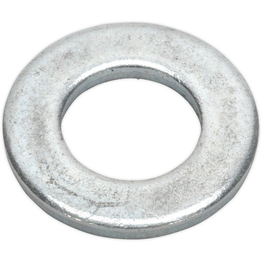 100 PACK Form A Flat Zinc Washer - M12 x 24mm - DIN 125 - Metric - Metal Spacer Loops