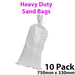 10 Pack Sand Sack Bags 750mm x 330mm 80GSM Gravel Garden Landscape Waste Loops