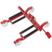 Mechanical Wheel Skate - 570kg Capacity - 4 x 100mm Castors - Pedal Operated Loops