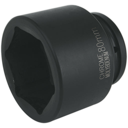 80mm Forged Impact Socket - 1 Inch Sq Drive - Chromoly Impact Wrench Socket Loops