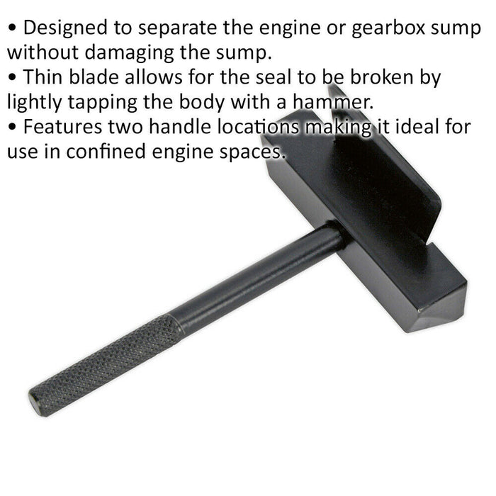 Sump Plug Separator Tool - Thin Blade Seal Breaker - Engine & Gearbox Sump Plug Loops