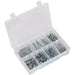 444 Piece Setscrew Nut & Washer Assortment - High Tensile Steel - M5 Metric Loops