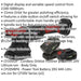 20V Cordless Orbital Polisher Kit - 125mm Pad - Includes 2 Batteries & Charger Loops