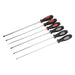 6 Piece 325mm Extra Long Screwdriver Set Phillips Slotted 5.5mm 6.5mm 8.0mm Loops