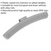 50 PACK 50g Hammer On Wheel Weights - Plastic Coated Zinc Alloy - Wheel Balance Loops