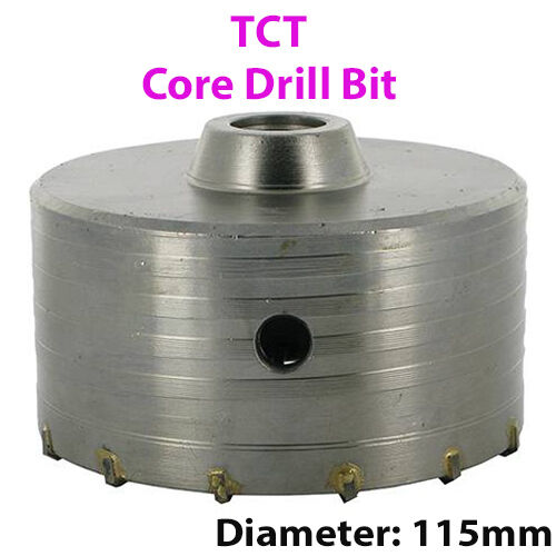 PRO 115mm (4.53") TCT Core Drill Bit Tile Marble Glass Brick Hole Saw Cutter Loops