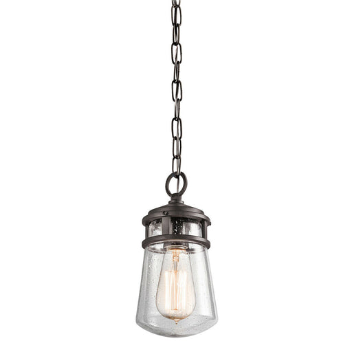 Outdoor IP44 1 Bulb Chain Lantern Architectural Bronze LED E27 75W Loops