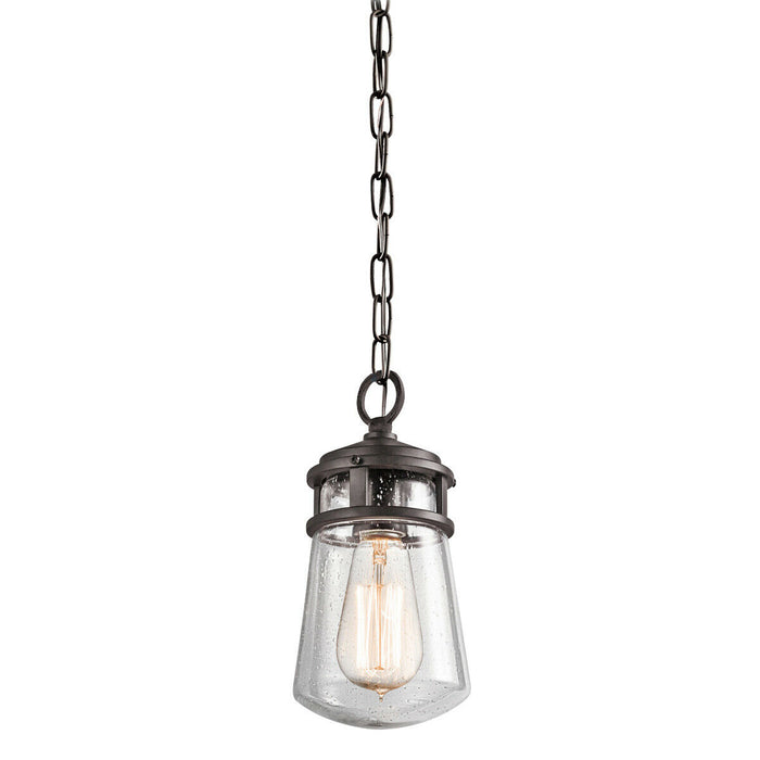 Outdoor IP44 1 Bulb Chain Lantern Architectural Bronze LED E27 75W Loops