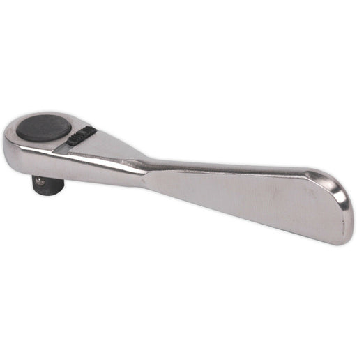 Stainless Steel Micro Ratchet Wrench - 1/4" Sq Drive - 72-Tooth - Slide Reverse Loops