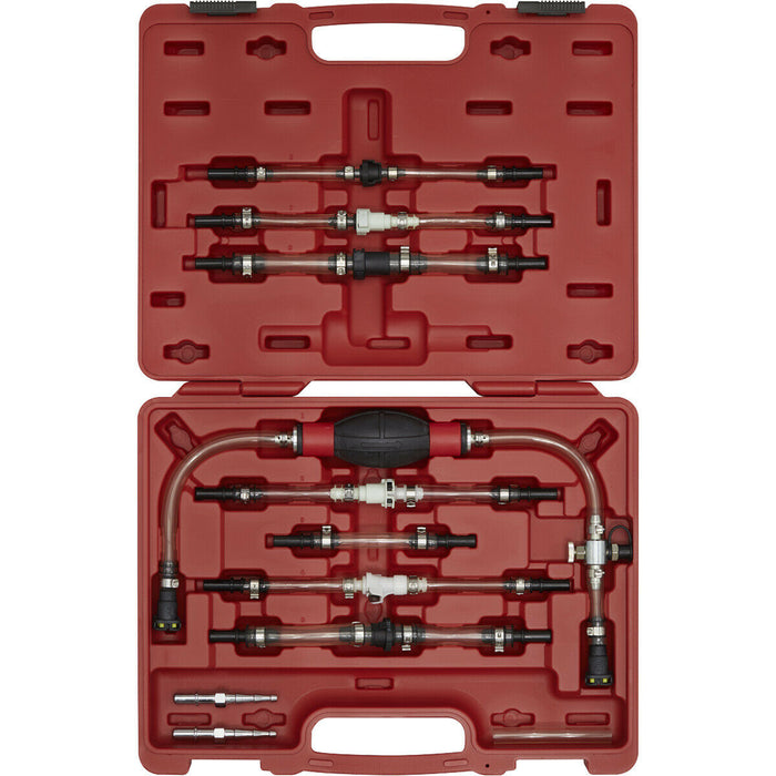 Diesel Fuel Priming Set - Fuel Line Maintenance Tool Kit - 9mm Hose Bore Loops