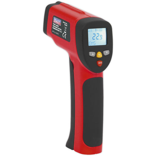 Twin-Spot Laser Digital Thermometer - 12:1 Focal Ratio - Detects Energy Emission Loops