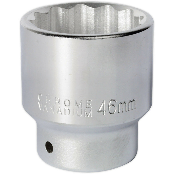 46mm Forged Steel Drive Socket - 3/4" Square Drive - Chrome Vanadium Socket Loops