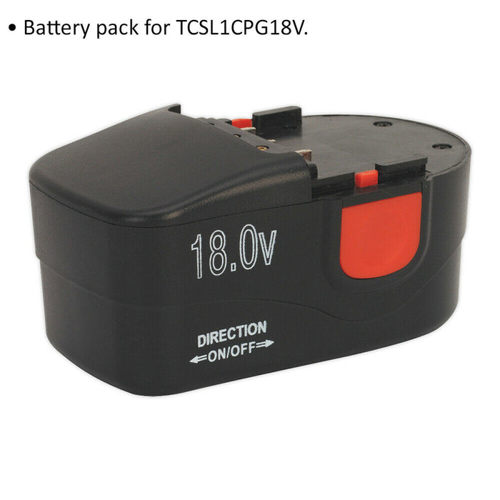 18V 2Ah Lithium-ion Power Tool Battery for ys03552 18V Cordless Grease Gun Loops