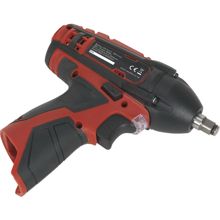 12V Cordless Impact Wrench - 3/8" Hex Drive - BODY ONLY - Variable Speed Loops