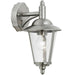 2 PACK IP44 Outdoor Wall Lamp Stainless Steel Traditional Lantern Porch Hang Loops