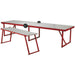 Folding Motorcycle Workbench - 360kg Capacity - 460m Height - Portable Pit Table Loops