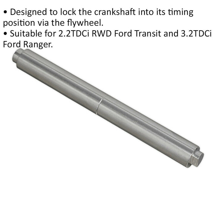 Crankshaft Locking Pin - For Ford 2.2 3.2 TDCi Diesel Engines - Transit & Ranger Loops