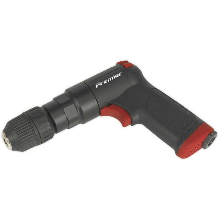 Reversible Air Pistol Drill with 10mm Keyless Chuck - 1/4" BSP Inlet - 1800 RPM Loops