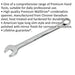 18mm Steel Combination Spanner - Long Slim Design Combo Wrench - Chrome Vanadium Loops