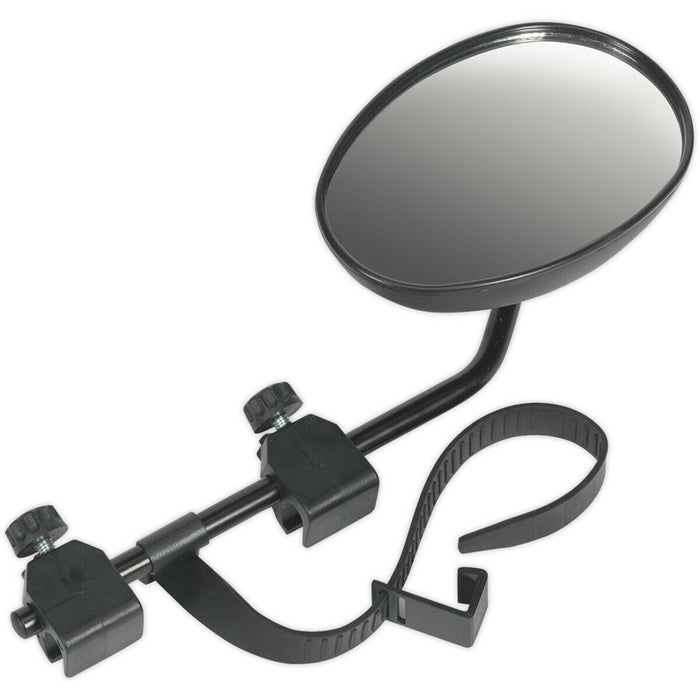 Convex Towing Mirror Extension - Universal Fit - Easily Adjustable - Clip On Loops