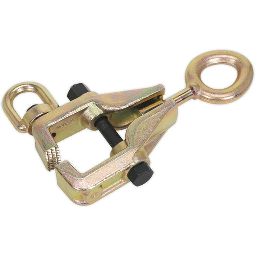 245mm Dual Direction Box Pull Clamp - 35mm Jaw - 3 + 2 Tonne Capacity - Bodyshop Loops