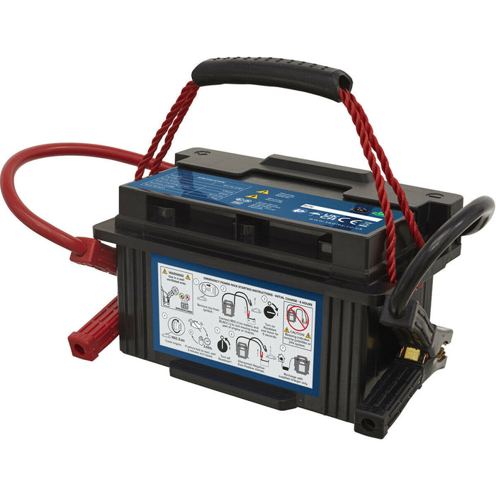 1700A Compact Emergency Jump Starter - High Output Sealed AGM Battery - 12V Loops