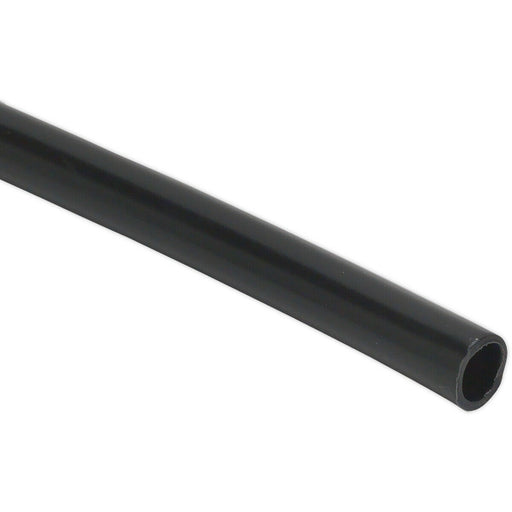 8mm x 100m LLDPE Flexible Tubing - BLACK Water & Gas Hose Pipe - EASY CUT Reel Loops