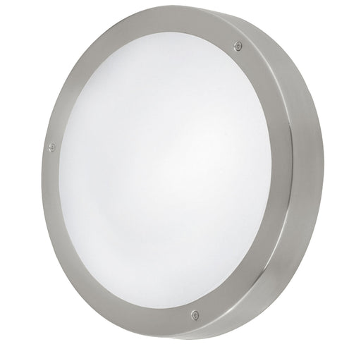 IP44 Outdoor Wall Light Round Stainless Steel 11W Built in LED Porch Lamp Loops