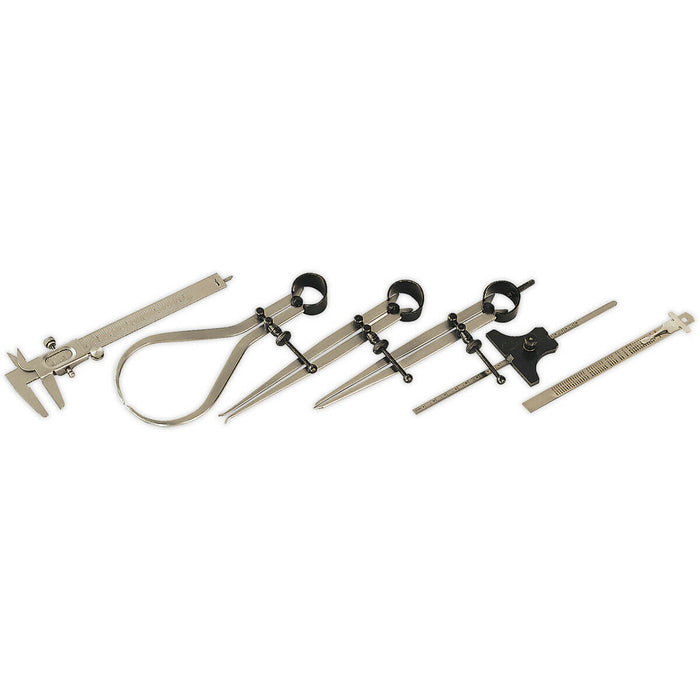 6 Piece Professional Measuring Tool Set - Precision Measuring Instrument Kit Loops