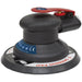 PRO 150mm AIR Palm Sander 5mm Orbital - 1/4" BSP Variable Speed Hook & Loop Pad Loops