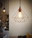 Hanging Ceiling Pendant Light Copper Wire Cage 1x E27 Hallway Feature Lamp Loops