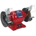 150mm Bench Grinder with Wire Wheel - 370W Copper Wound Induction Motor - Coarse Loops