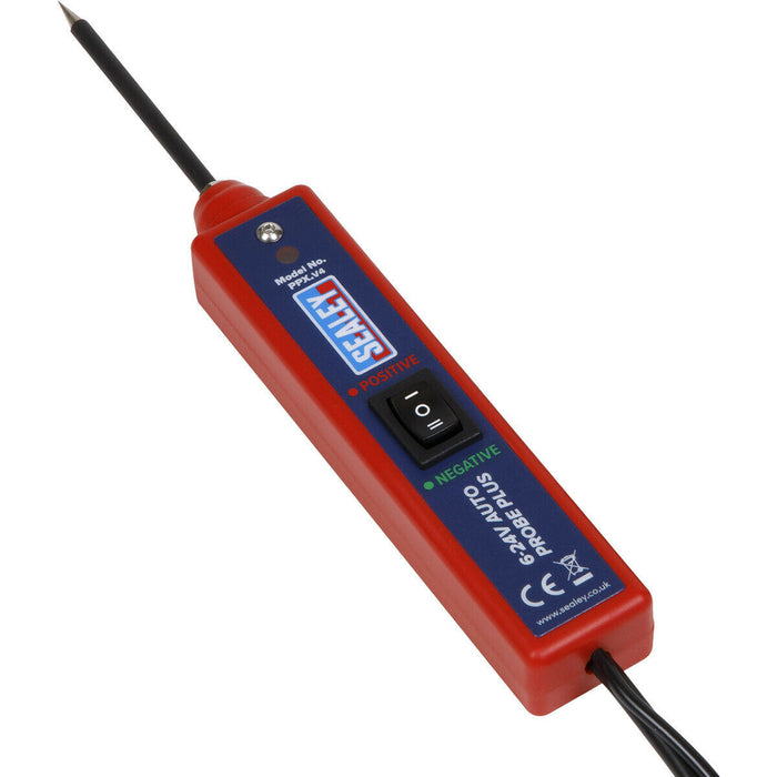 Automotive Test Probe - Continuity & Polarity Test Tool - Integrated Work Light Loops